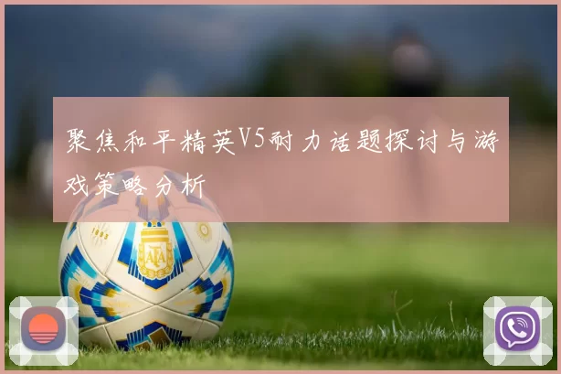 聚焦和平精英V5耐力话题探讨与游戏策略分析