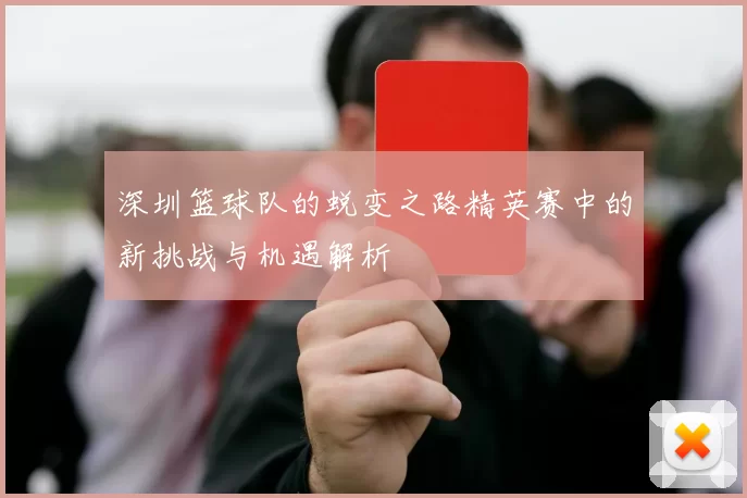 深圳篮球队的蜕变之路精英赛中的新挑战与机遇解析