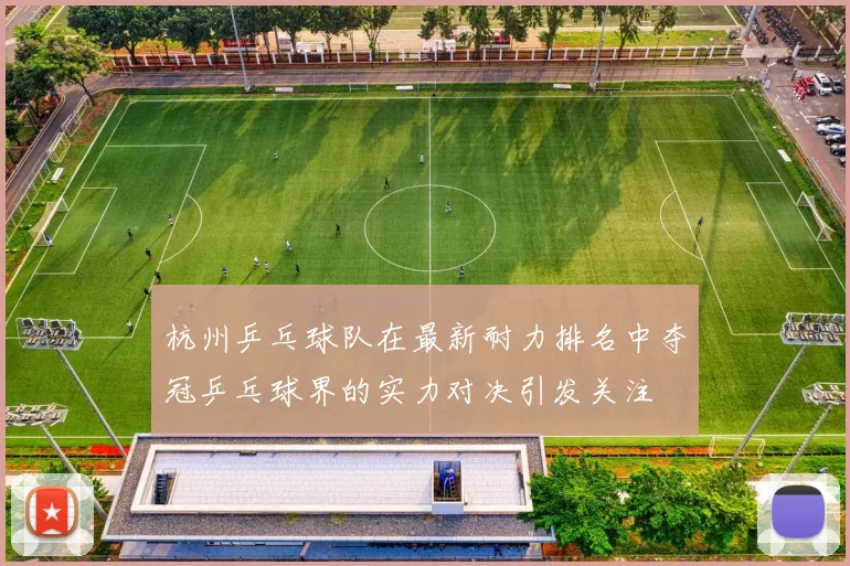 杭州乒乓球队在最新耐力排名中夺冠乒乓球界的实力对决引发关注