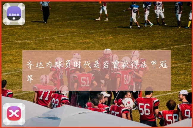 齐达内球员时代是否曾获得法甲冠军